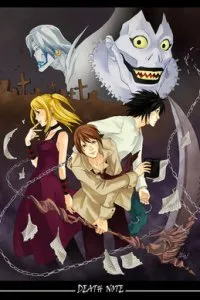 Постер к аниме "Тетрадь смерти"